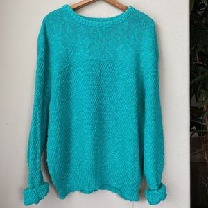Teal Crew Neck Sweater